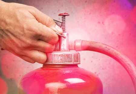 Pulling the Pinの写真素材