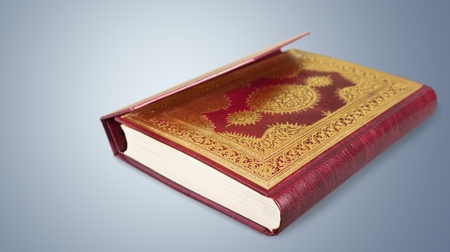 Islamic Book Koran on  background