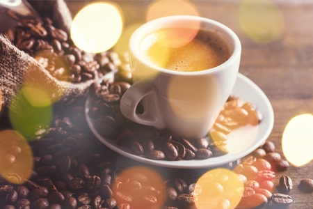 hot coffeeの写真素材