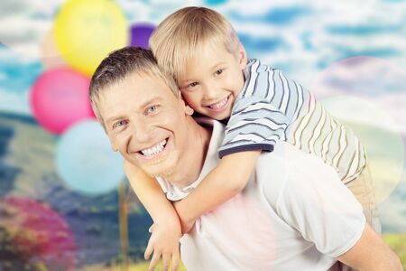 Father & Sonの写真素材