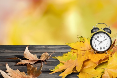 Fall Back Time - Daylight Savings End - Return To Winter Time