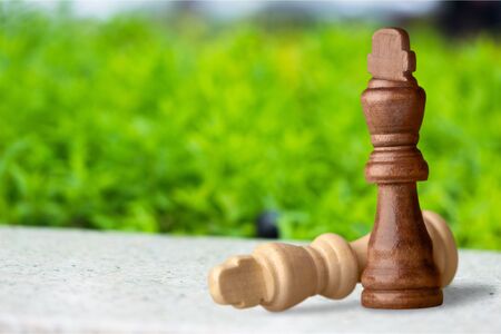 Chess: King Downの写真素材