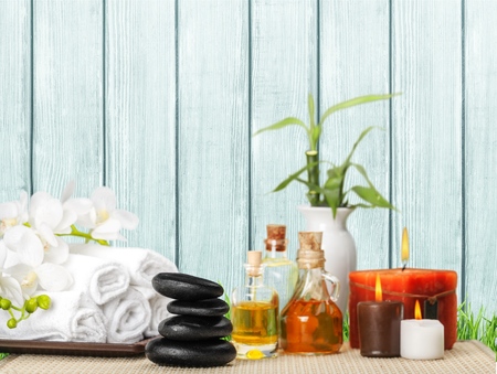 Spa productsの写真素材