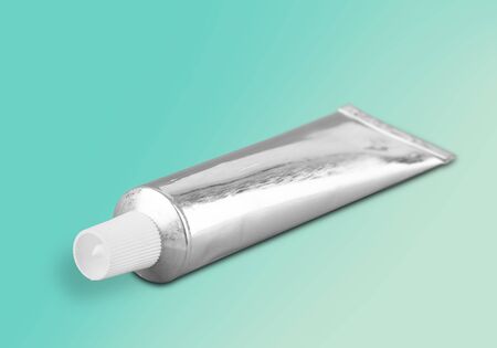Tube of somethingの写真素材