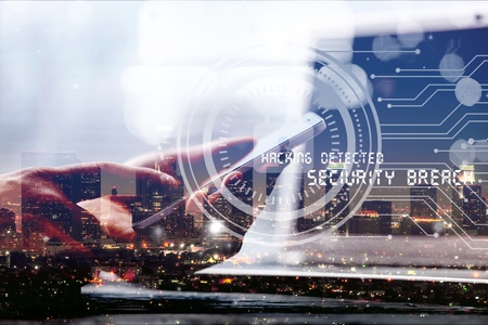 Cyber security concept