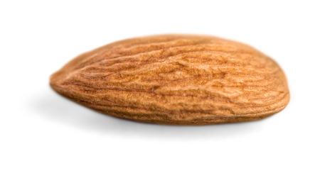 Almonds isolated on white background. Collectionの写真素材