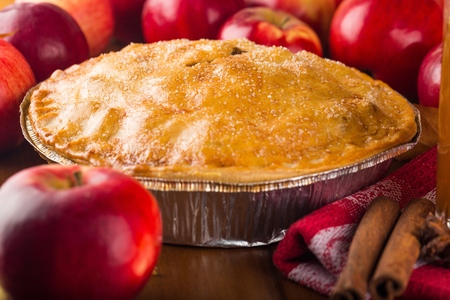 Apple pieの写真素材