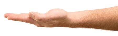 the outstretched hand
