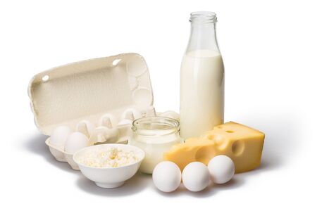 Dairy Products- Cheeses, Eggs and Milkの写真素材
