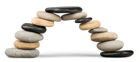 Arch Made of Pebblesの写真素材