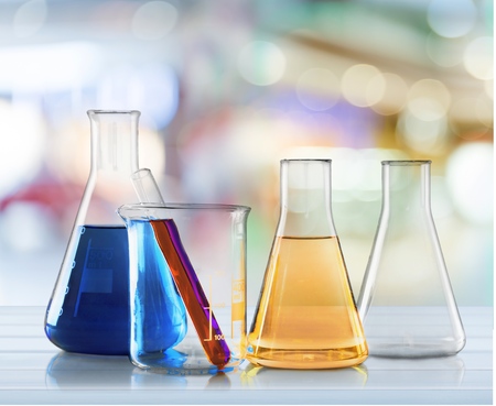 Test tube in laboratoryの写真素材
