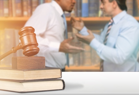 Young couple in court