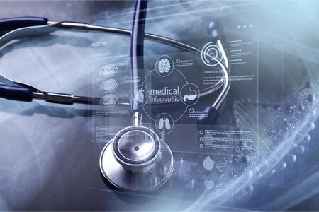 Stethoscope & Xrayの写真素材