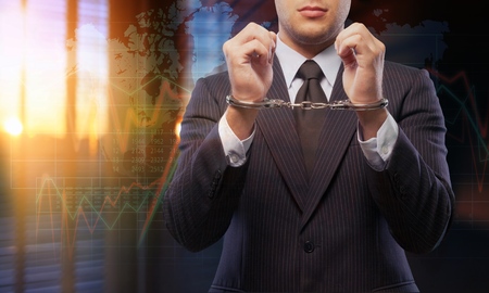 Corporate crimeの写真素材