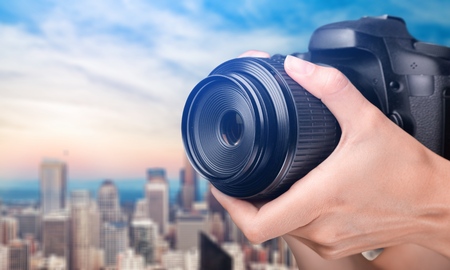 Catching the Momentの写真素材