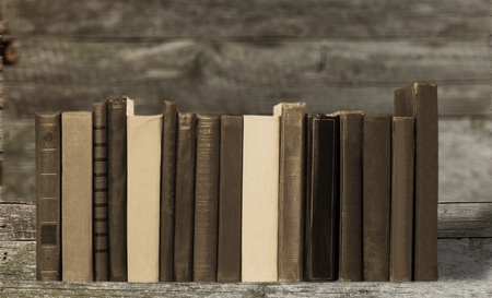 Pile of Old Antique Booksの写真素材