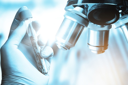 Science laboratory research conceptの写真素材