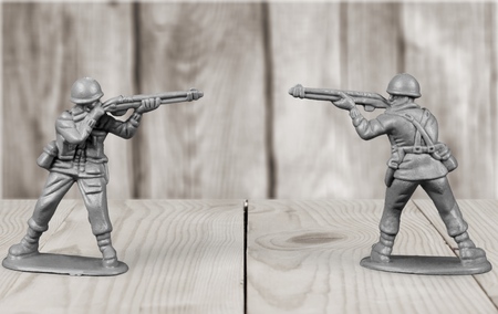 Toy soldiersの写真素材