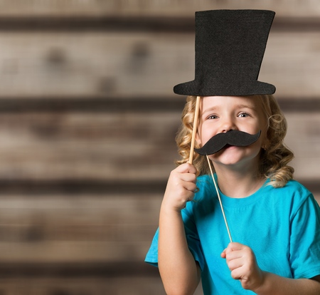 Kid with props