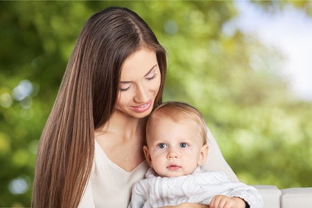 Mother and Baby. Happy Family. Mom With her Child.