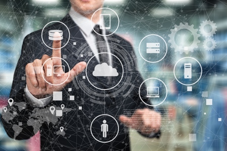 Technology Process System Business concept