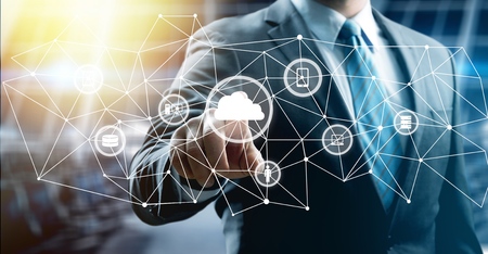 New technologies for business concept