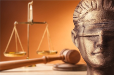 Face of Lady Justiceの写真素材