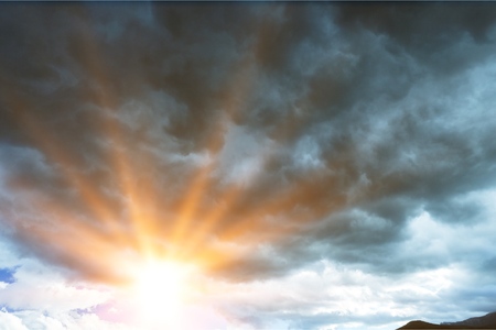 Heaven and new earth conceptの写真素材