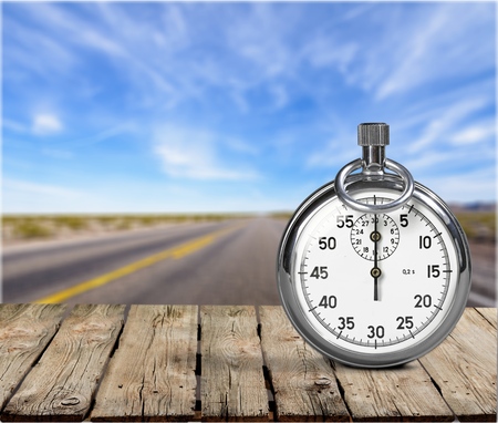 Analogue metal stopwatch