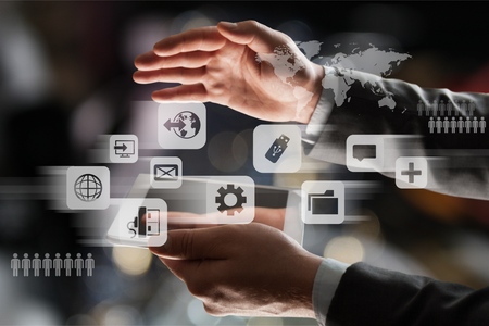 DIgital marketing technology concept