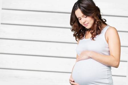 Pregnant young woman