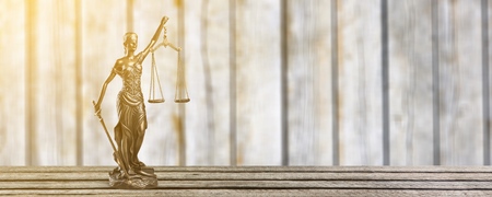 The Statue of Justice - lady justiceの写真素材