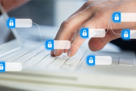Blockchain technology concept