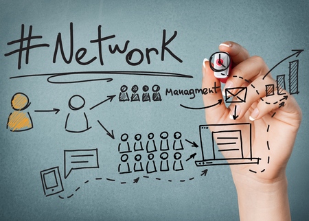 Cloud concept on grey backgroundの写真素材