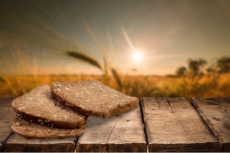 Bread slicesの写真素材
