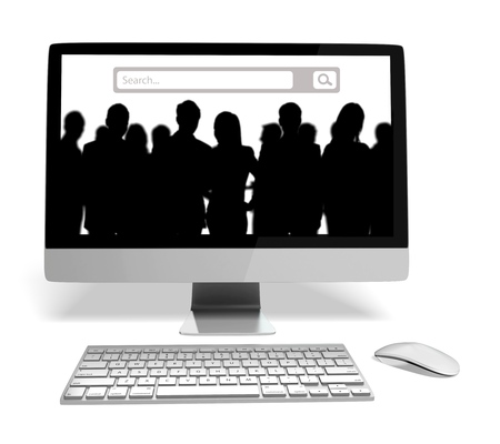 Young woman holding shopping bags and a mobile phoneの写真素材