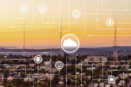 Advanced industrial conceptの写真素材