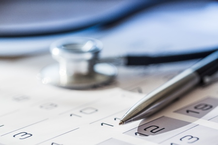 Medical scheduleの写真素材