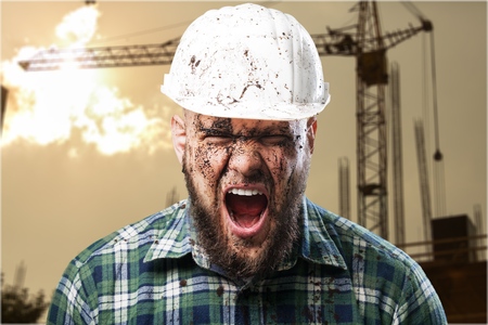Business, building, industry, technology - builder concept