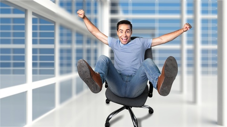 Woo yay!の写真素材