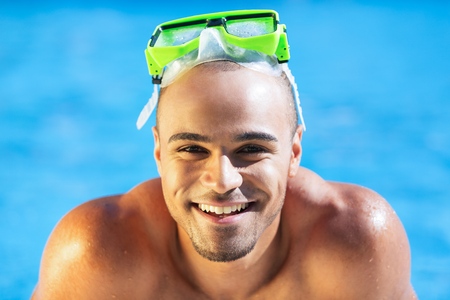 Swimming maskの写真素材