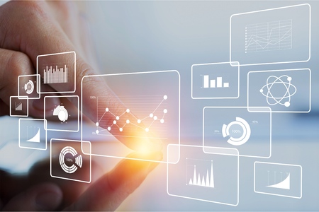 Analytics and business intelligence concept