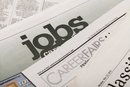 Job Listings On newspaper