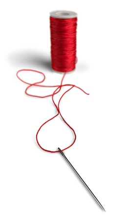 Spool of Thread and Needleの写真素材