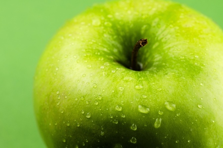 Green appleの写真素材