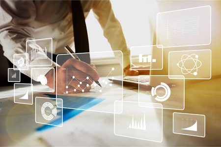 Analytics and business intelligence concept
