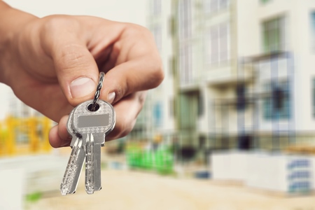 House key in hand