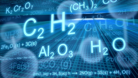 Chemistry science illustrationの写真素材