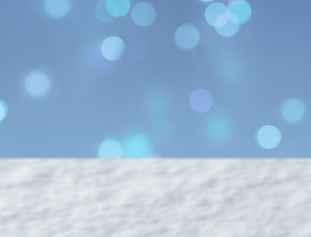 Winter blur background