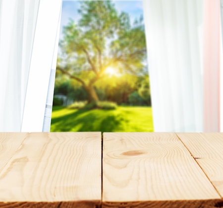 background with with wooden planksの写真素材